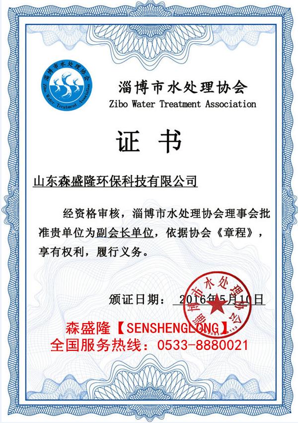 泰安反渗透阻垢剂SS810产品厂家证书